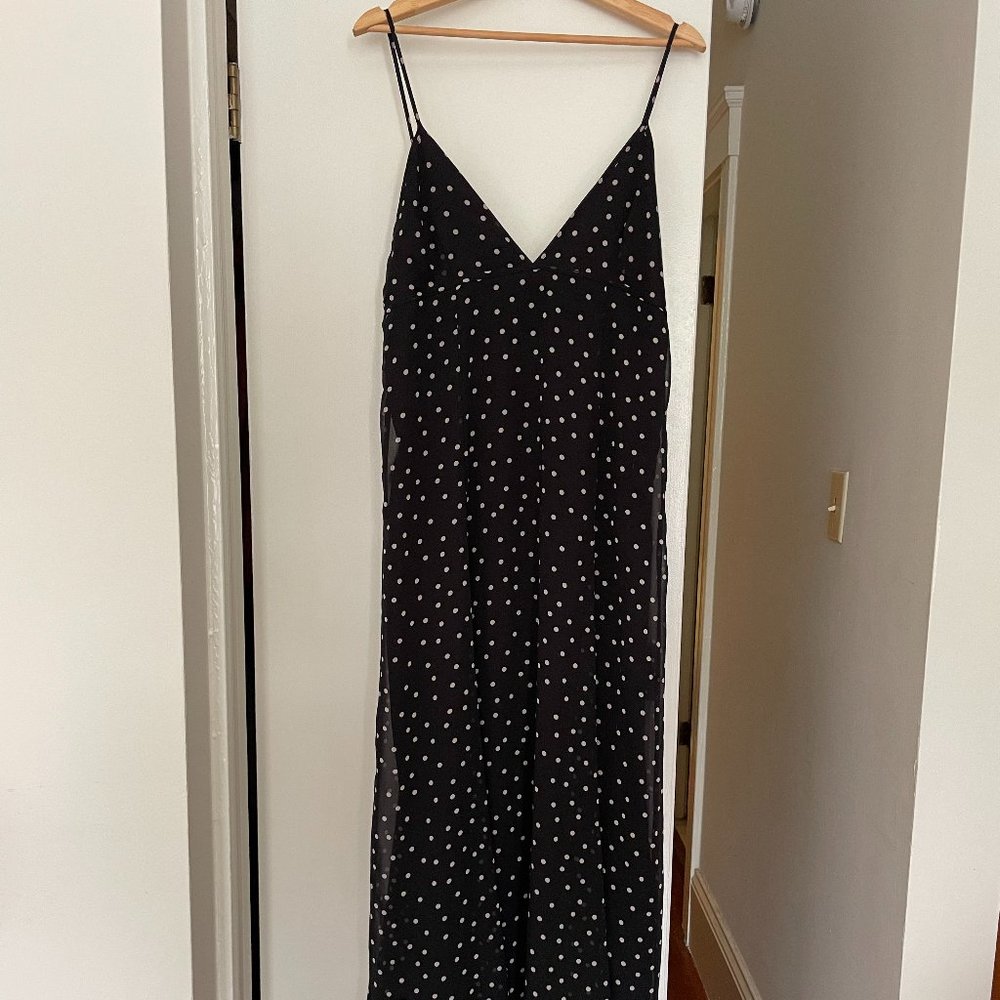 Polka Dot Maxi Dress
